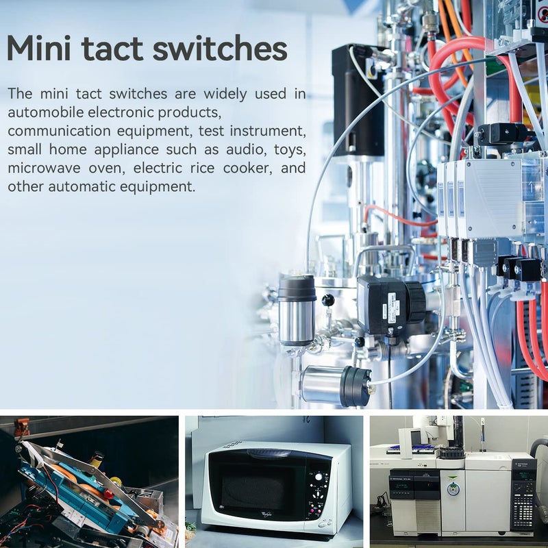 JANDECCN 10Pcs Lead Limit Switch Hinge Lever, SPDT 1NO 1NC Snap Action Micro Switch V-152-1C25 - Image 5